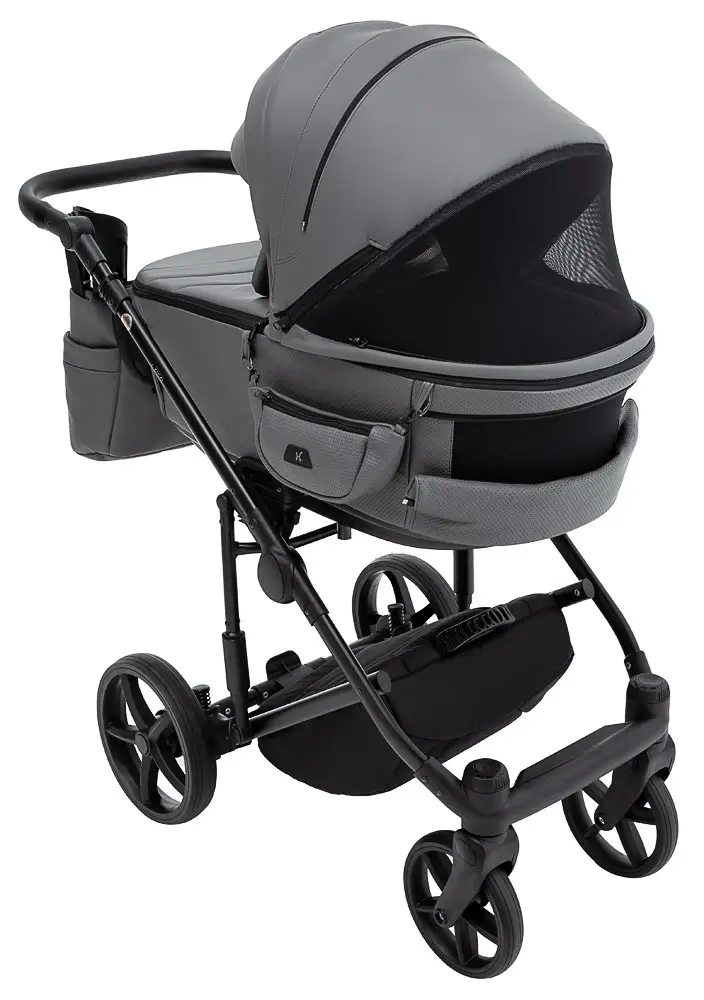Детская коляска 2 в 1 Adamex Zico Eco Sa-4 темно-серый